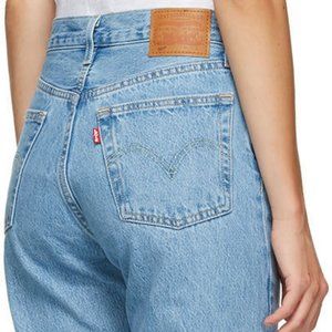 LEVI'S Faded Blue Original 501 Jean- Slate Blue